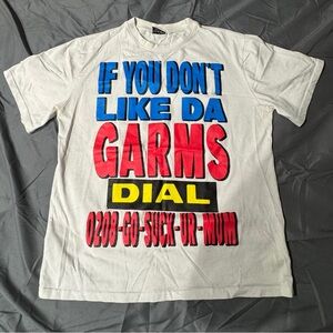 White Corteiz Graphic Tee